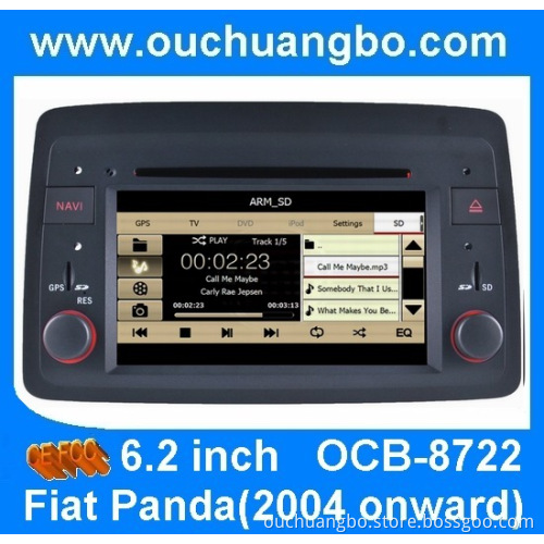 Ouchuangbo Car Multimedia DVD System Radio for Fiat Panda (2004 onward Development) GPS iPod USB Audio Player